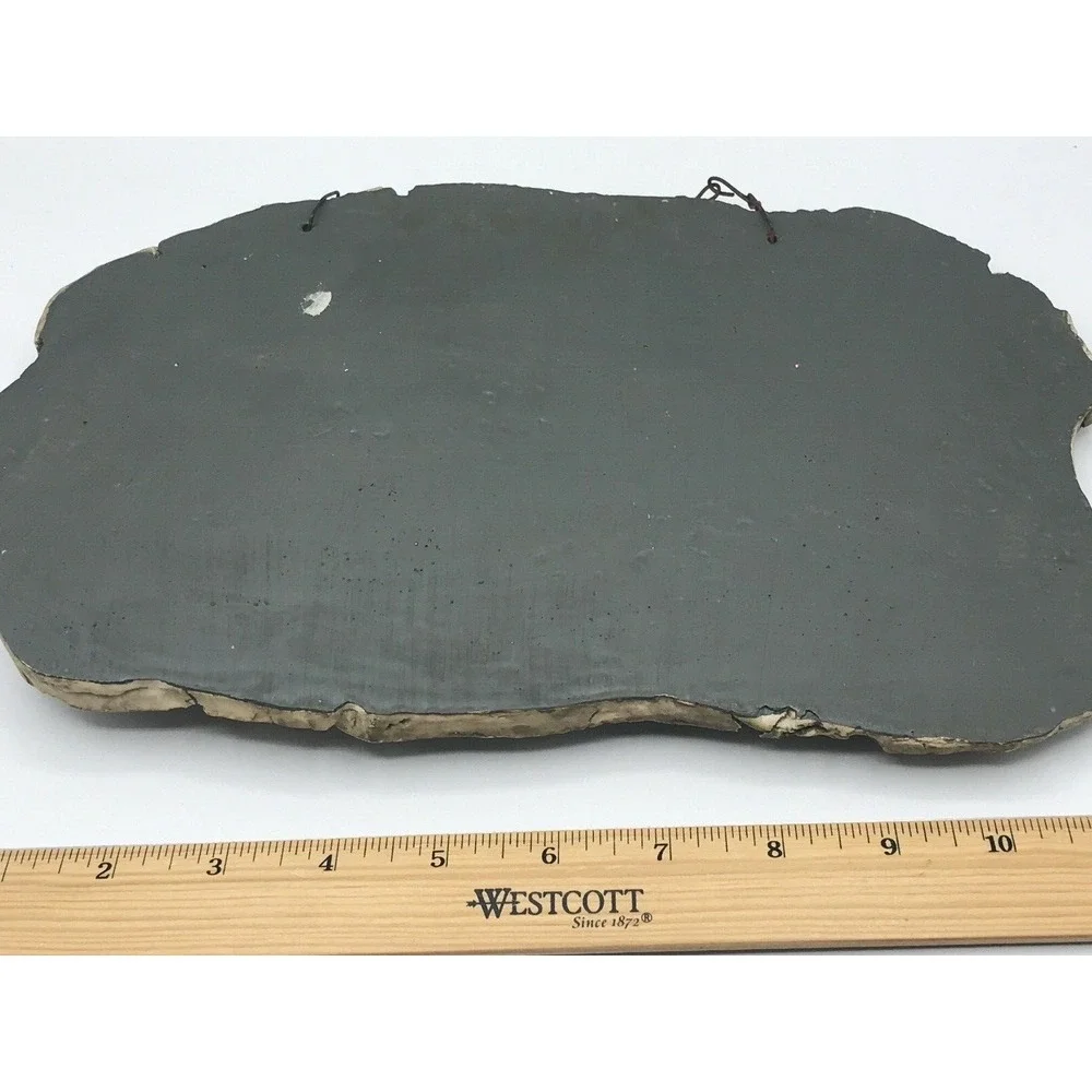 Birdhouses Porch Decor, Resin Slate Plaque, Grey‎ hanging decor
